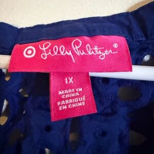 Lilly Pulitzer Women's Elegant Blue Swim Coverup